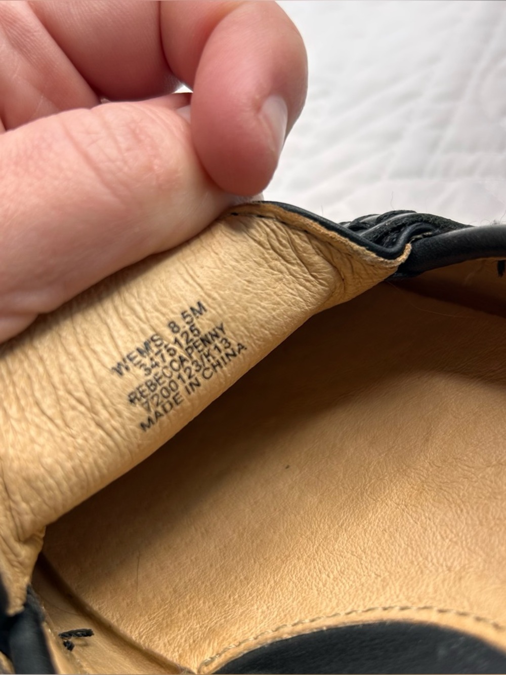 FRYE •8.5• Rebecca Black Leather Penny Loafer - Picture 5 of 8